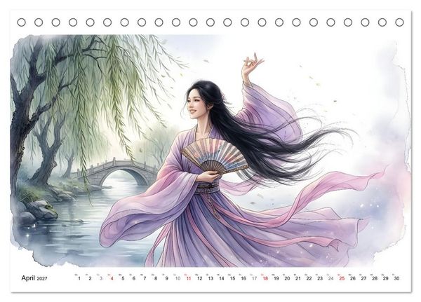 Produktbild: Zw&ouml;lf Farben der Stille (Tischkalender 2027 DIN A5 quer), CALVENDO Monatskalender