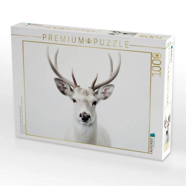 CALVENDO Puzzle Ein Motiv aus dem Kalender 'Only white animals' | 1000 Teile Lege-Größe 64x48cm Foto-Puzzle für glückliche Stunden