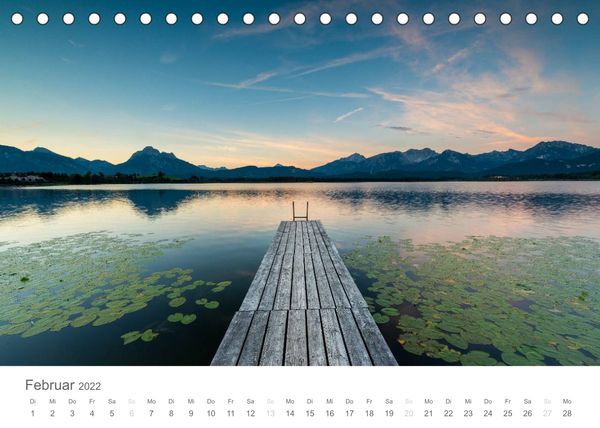 Produktbild: Alpine Seelandschaften (Tischkalender 2022 DIN A5 quer)