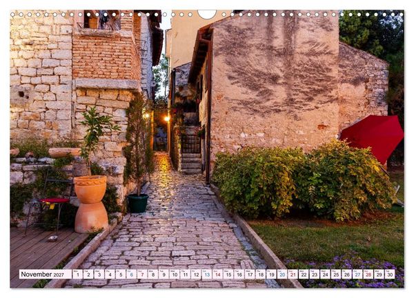 Produktbild: Istria &ndash; Coastal Wonders, Historic Cities, and Island Dreams (Wall Calendar 2027 DIN A3 landscape), CALVENDO 12 Month Wall Calendar