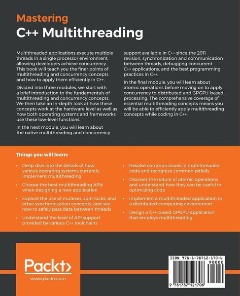Produktbild: Mastering C++ Multithreading
