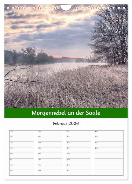 Produktbild: Natursch&ouml;nheiten aus Halle (Saale) (Wandkalender 2026 DIN A4 hoch), CALVENDO Monatskalender