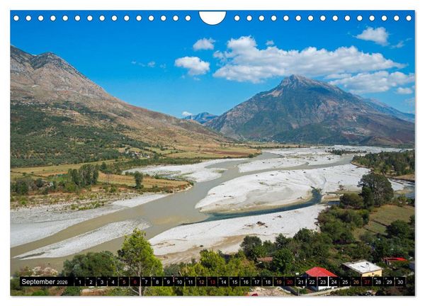 Produktbild: Landschaften in Albanien (Wandkalender 2026 DIN A4 quer), CALVENDO Monatskalender