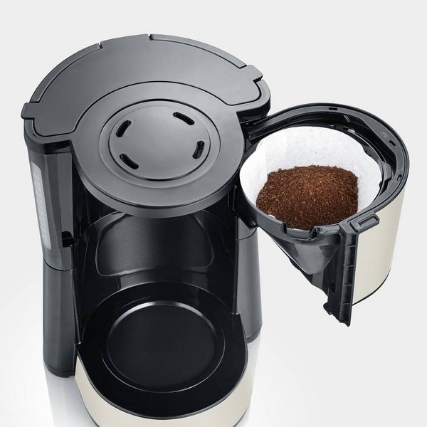 Produktbild: Severin 9575 Kaffeemaschine Beige, Schwarz Fassungsverm&ouml;gen Tassen=10 Glaskanne