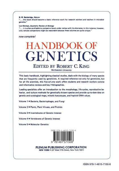 Produktbild: Handbook of Genetics