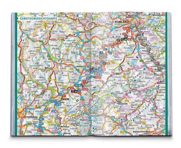 Produktbild: KOMPASS Wanderf&uuml;hrer Mosel mit Moselsteig, 46 Touren und 24 Etappen