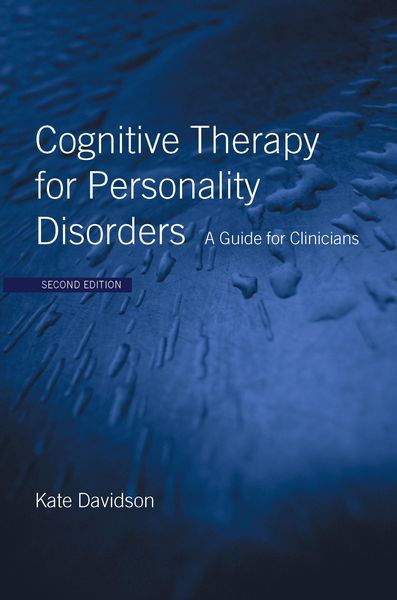 Produktbild: Cognitive Therapy for Personality Disorders