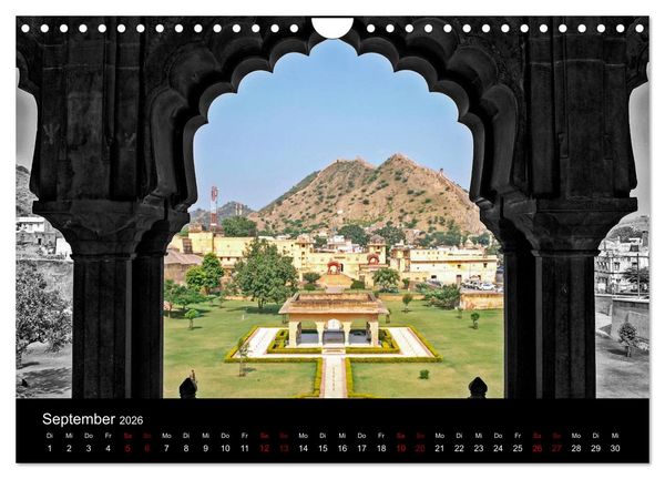 Produktbild: Indien Colorkey (Wandkalender 2026 DIN A4 quer), CALVENDO Monatskalender