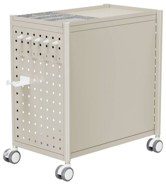 Produktbild: SpeaKa Professional Rollcontainer Hellbraun (B x H x T) 300 x 545 x 500 mm Anzahl der Schubf&auml;cher: 1 SP-13660888 SP-MCT03-03 1 St.