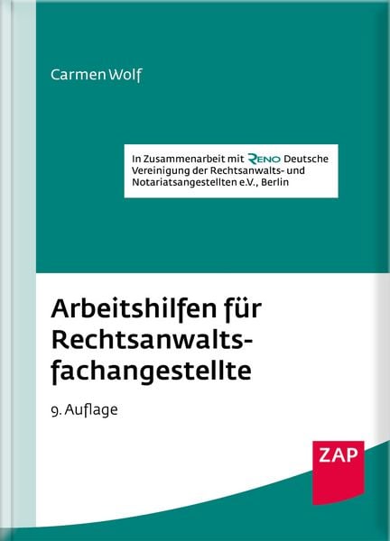 Produktbild: Arbeitshilfen f&uuml;r Rechtsanwaltsfachangestellte