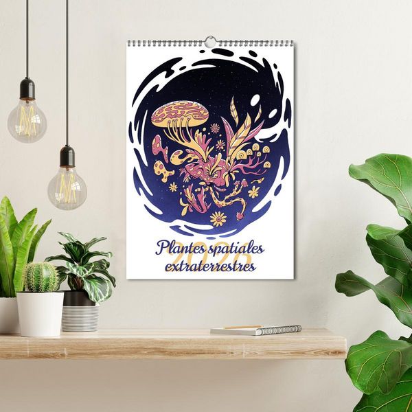 Produktbild: Plantes spatiales extraterrestres (Calendrier mural 2026 DIN A3 horizontal), CALVENDO calendrier mensuel