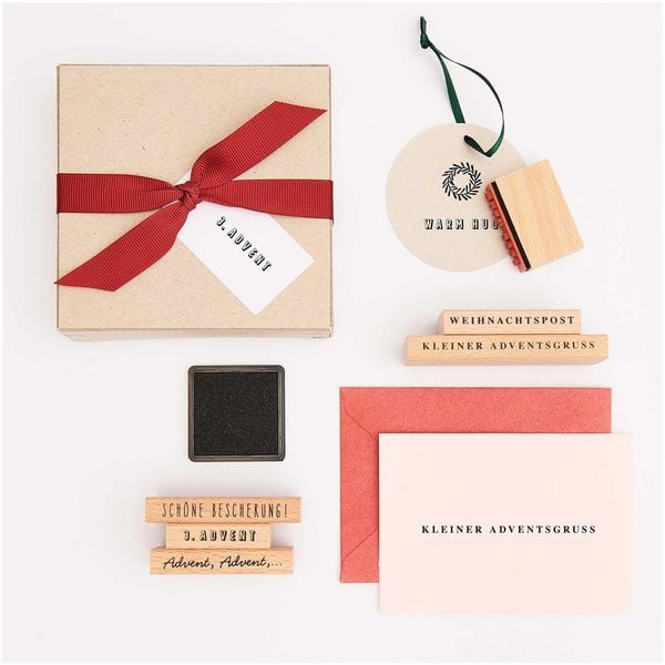 Produktbild: Stempelset f&uuml;r den Advent 100% 24 Stk