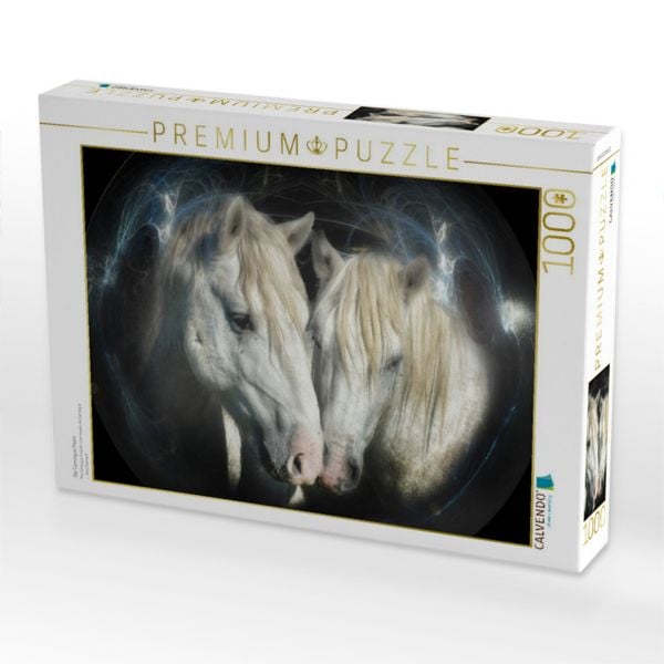 Produktbild: CALVENDO Puzzle Die Camargue Paare | 1000 Teile Lege-Gr&ouml;&szlig;e 64x48cm Foto-Puzzle f&uuml;r gl&uuml;ckliche Stunden