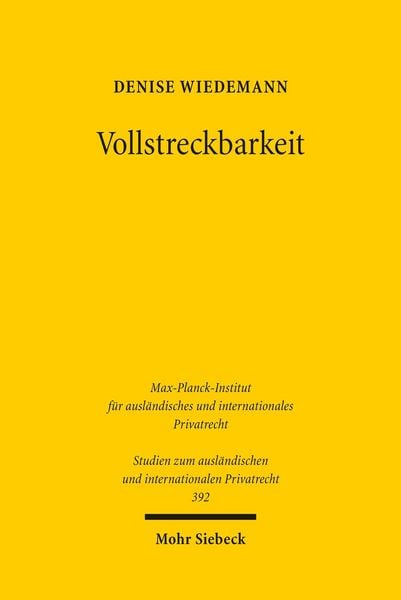 Produktbild: Vollstreckbarkeit