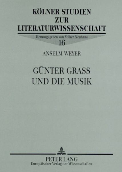 Produktbild: G&uuml;nter Grass und die Musik