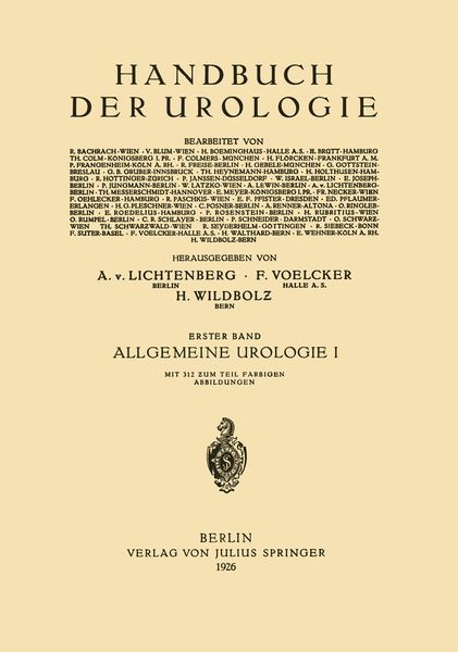 Produktbild: Allgemeine Urologie