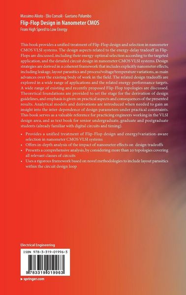 Produktbild: Flip-Flop Design in Nanometer CMOS