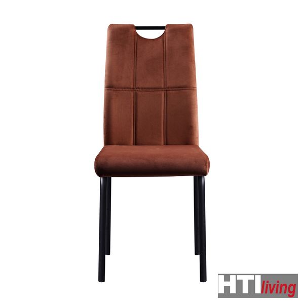 Produktbild: HTI-Living Stuhl Denton Velvet braun Stuhl Denton Velvet braun