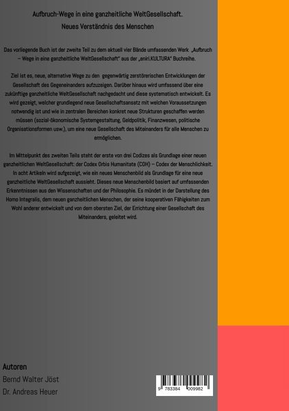 Produktbild: Aufbruch - Wege in eine ganzheitliche WeltGesellschaft