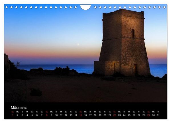 Produktbild: Maltesische Ansichten (Wandkalender 2026 DIN A4 quer), CALVENDO Monatskalender