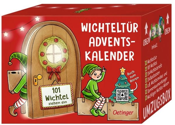 Wichteltür-Adventskalender. 101 Wichtel ziehen ein