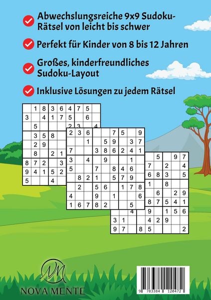 Produktbild: Das gro&szlig;e Sudoku R&auml;tselbuch f&uuml;r Kinder ab 8 Jahren