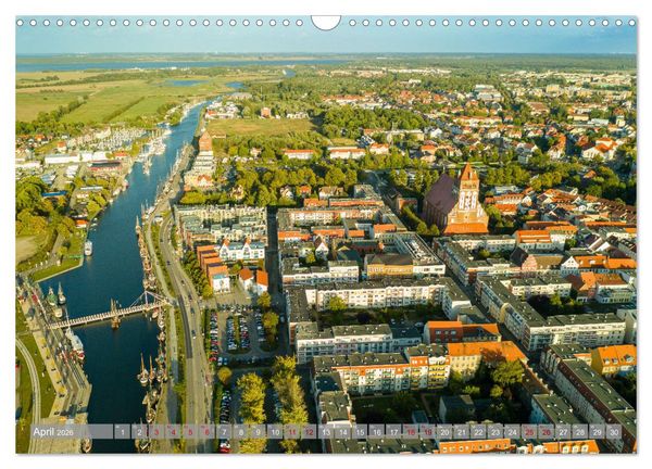 Produktbild: Ein Blick auf die Hansestadt Greifswald (Wandkalender 2026 DIN A3 quer), CALVENDO Monatskalender