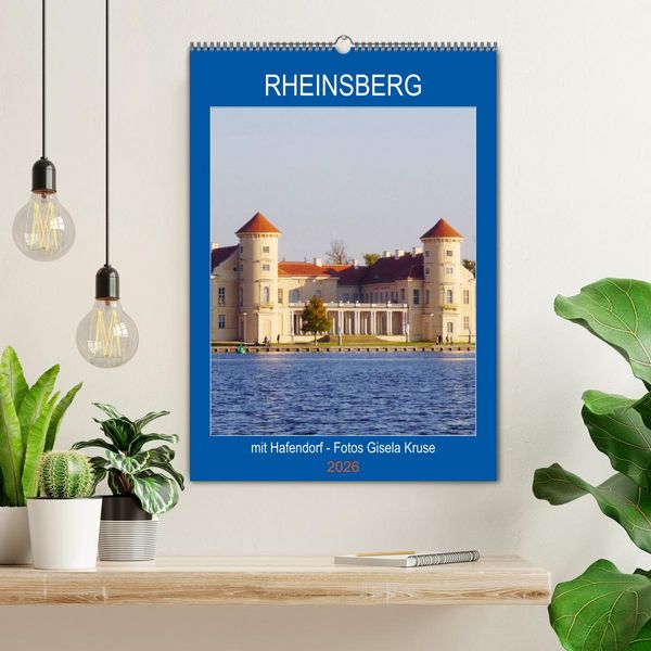 Produktbild: Rheinsberg mit Hafendorf (Wandkalender 2026 DIN A2 hoch), CALVENDO Monatskalender