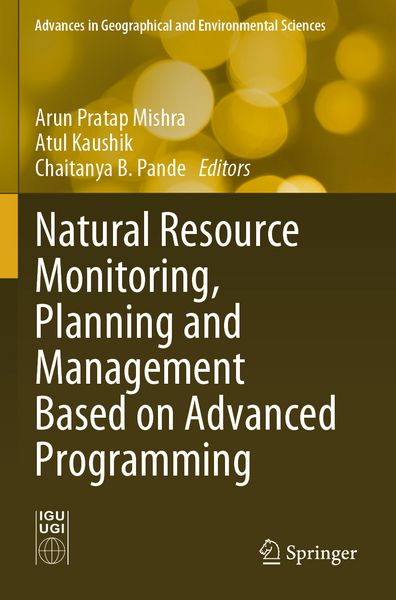 Produktbild: Natural Resource Monitoring, Planning and Management Based on Advanced Programming