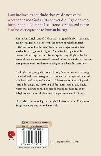 Produktbild: On Religion