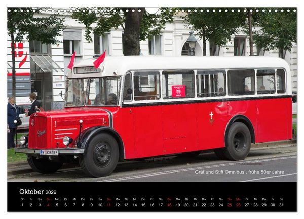 Produktbild: Historische Stra&szlig;enbahnen in Wien (Wandkalender 2026 DIN A3 quer), CALVENDO Monatskalender