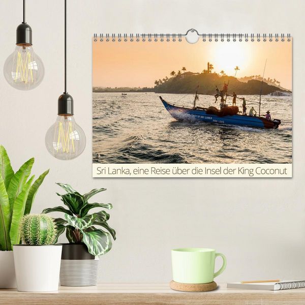 Produktbild: Sri Lanka, eine Reise &uuml;ber die Insel der King Coconut (Wandkalender 2026 DIN A4 quer), CALVENDO Monatskalender