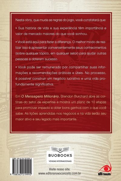 Produktbild: O Mensageiro Milionário