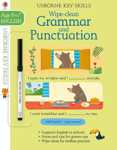 Produktbild: Greenwell, J: Wipe-clean Grammar & Punctuation 6-7