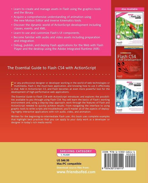 Produktbild: The Essential Guide to Flash CS4 with ActionScript