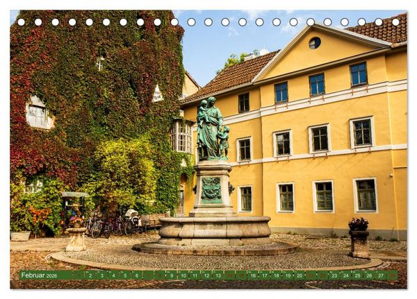 Produktbild: Klassikerstadt Weimar - Reise durch das sch&ouml;ne Th&uuml;ringen (Tischkalender 2026 DIN A5 quer), CALVENDO Monatskalender