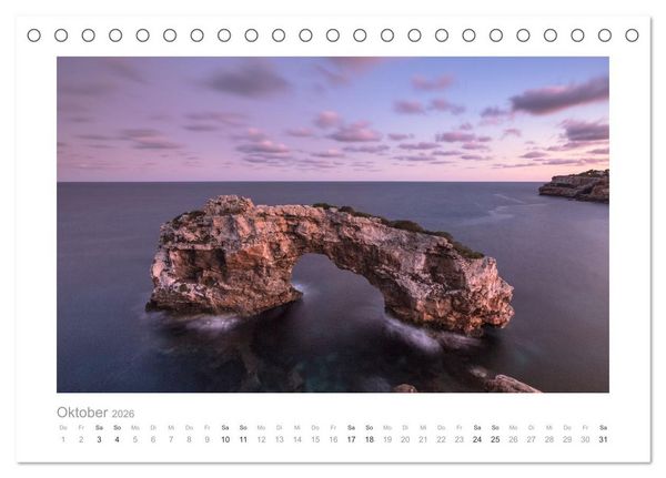 Produktbild: Mallorca - Natur pur (Tischkalender 2026 DIN A5 quer), CALVENDO Monatskalender