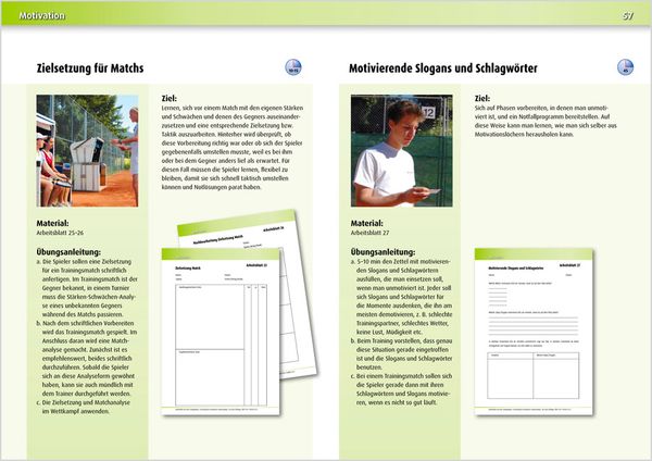 Produktbild: Psychologisch orientiertes Tennistraining