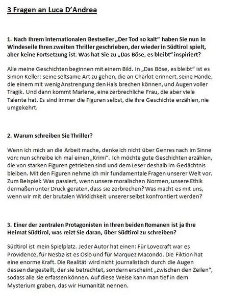 Produktbild: Das B&ouml;se, es bleibt