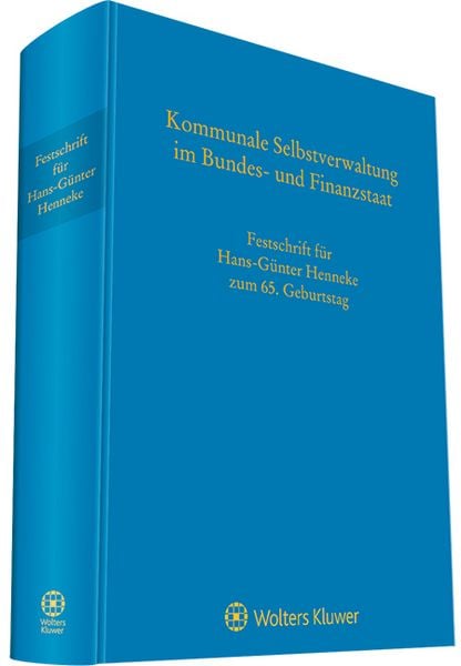 Produktbild: Kommunale Selbstverwaltung im Bundes- und Finanzstaat
