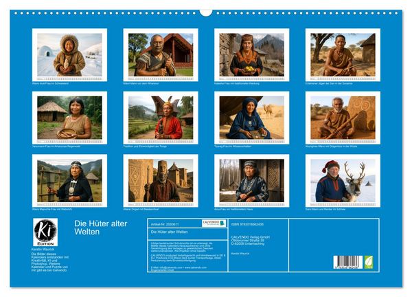 Produktbild: Die H&uuml;ter alter Welten (Wandkalender 2026 DIN A2 quer), CALVENDO Monatskalender