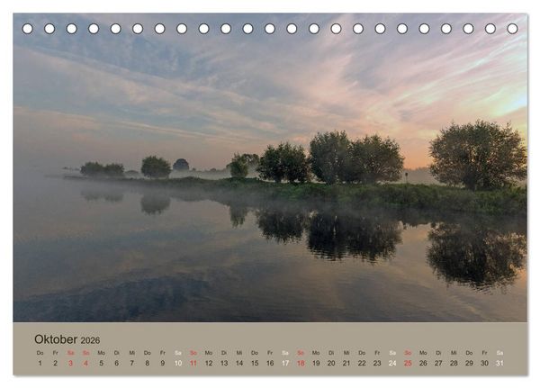 Produktbild: Lichtstimmungen im sch&ouml;nen Schleswig Holstein (Tischkalender 2026 DIN A5 quer), CALVENDO Monatskalender