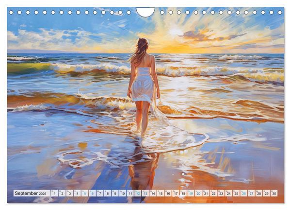 Produktbild: Ostsee-Gefl&uuml;ster - Entspannung am Meer (Wandkalender 2026 DIN A4 quer), CALVENDO Monatskalender