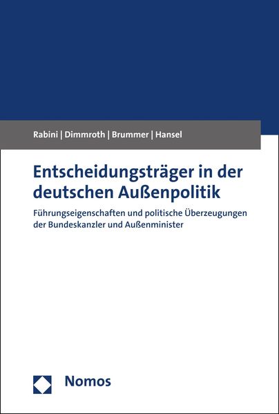 Produktbild: Entscheidungstr&auml;ger in der deutschen Au&szlig;enpolitik