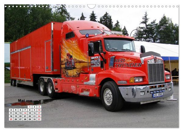 Produktbild: US-Trucks. Faszination Langhauber (Wandkalender 2026 DIN A3 quer), CALVENDO Monatskalender