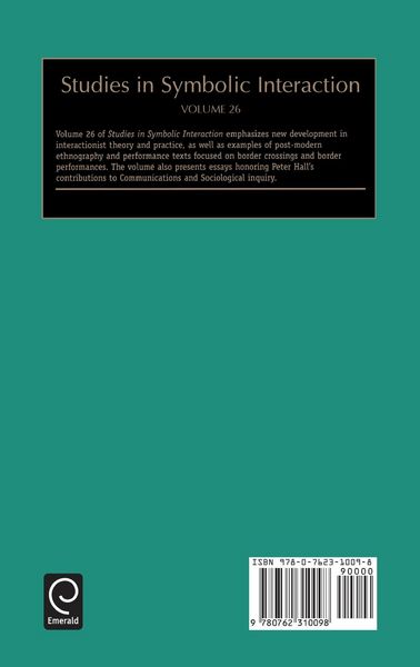 Produktbild: Studies in Symbolic Interaction