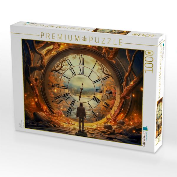 Produktbild: CALVENDO Puzzle Die Zeit | 1000 Teile Lege-Gr&ouml;&szlig;e 64x48cm Foto-Puzzle f&uuml;r gl&uuml;ckliche Stunden