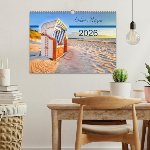 Produktbild: S&uuml;dost R&uuml;gen 2026 (Wandkalender 2026 DIN A3 quer), CALVENDO Monatskalender