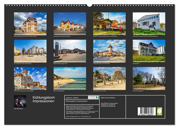 Produktbild: K&uuml;hlungsborn Impressionen (hochwertiger Premium Wandkalender 2026 DIN A2 quer), Kunstdruck in Hochglanz