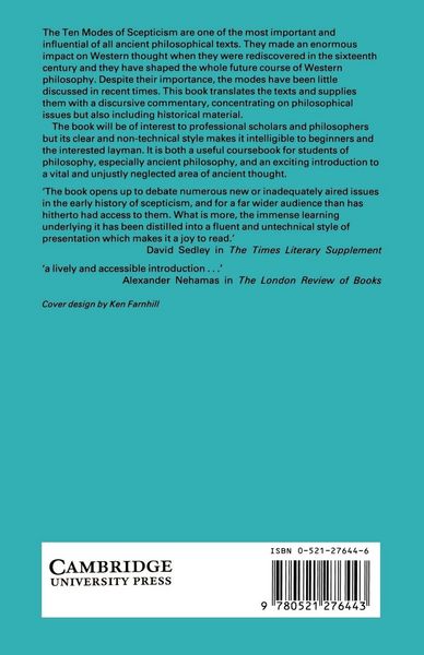 Produktbild: The Modes of Scepticism